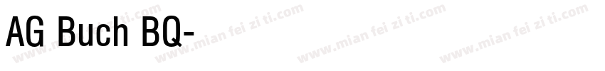 AG Buch BQ字体转换